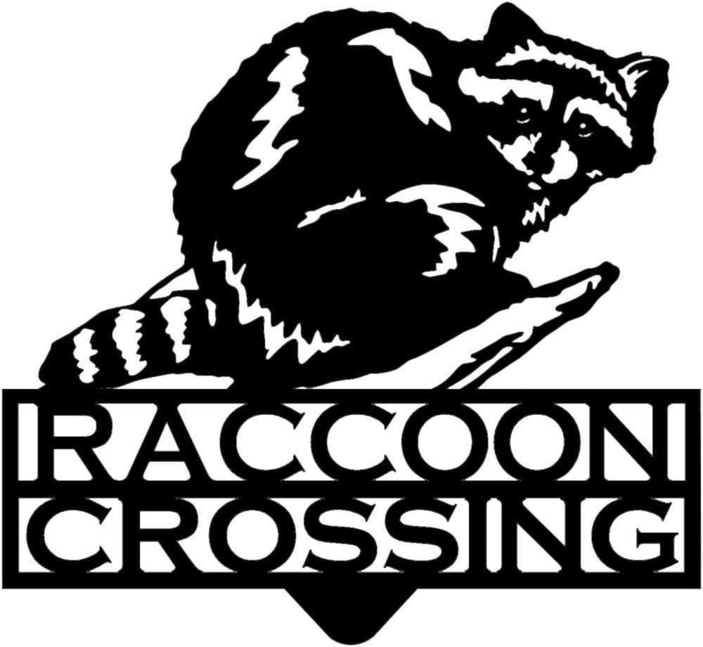 Rusty Rooster Fabrication & Design The Bandit Raccoon Crossing (A77)