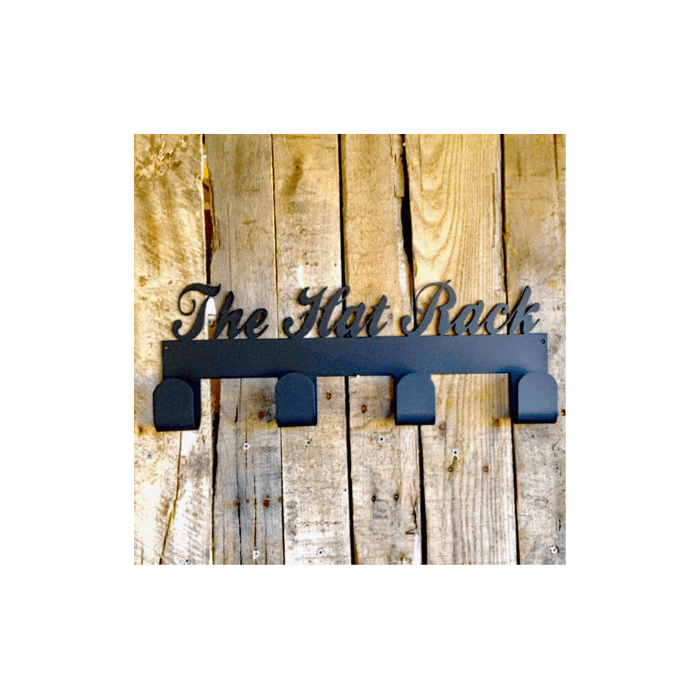 Rusty Rooster Fabrication & Design “The Hat Rack – Custom Metal Wall Hook for Mudroom, Entryway & Closet Organization” (J11)