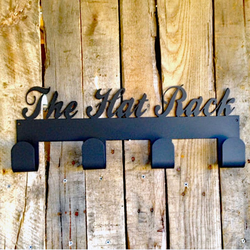 Rusty Rooster Fabrication & Design The Hat Rack with 4 Hooks (J11)
