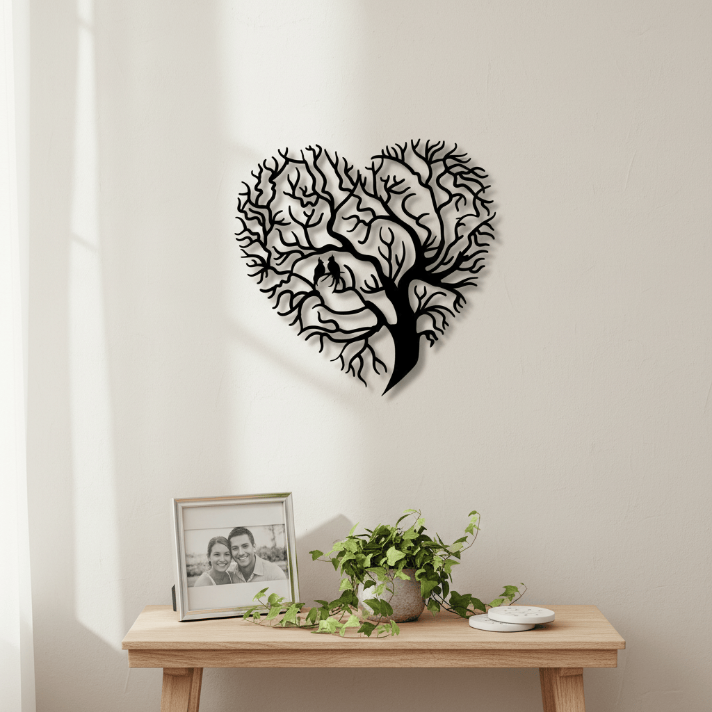 Rusty Rooster Fabrication & Design Tree of Life Heart ( E47 )