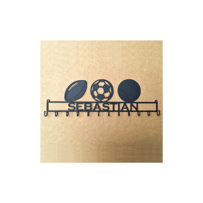 Rusty Rooster Fabrication & Design Triple Threat Medal Display Rack (W26)