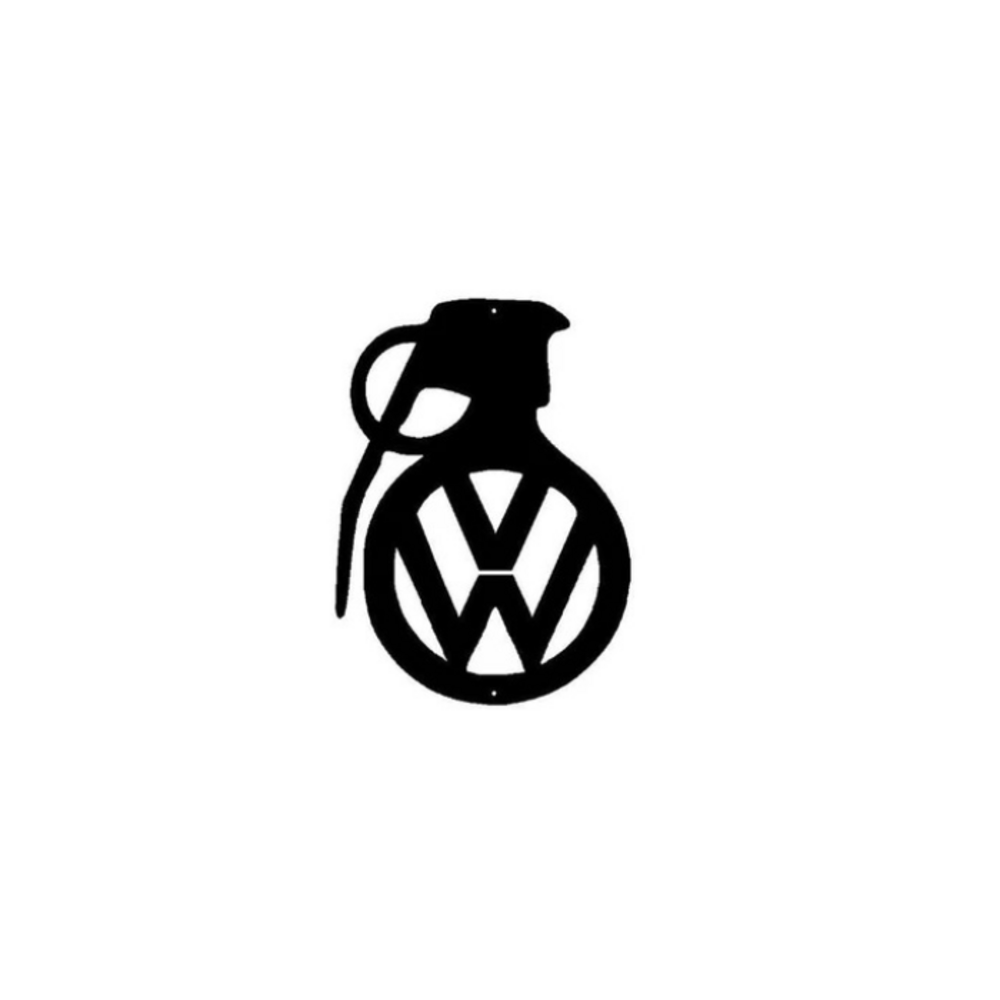 Rusty Rooster Fabrication & Design Volkswagen Grenade Metal Wall Art (N16)