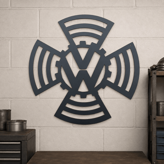 Rusty Rooster Fabrication & Design VW Automotive Metal Wall Art (D0)