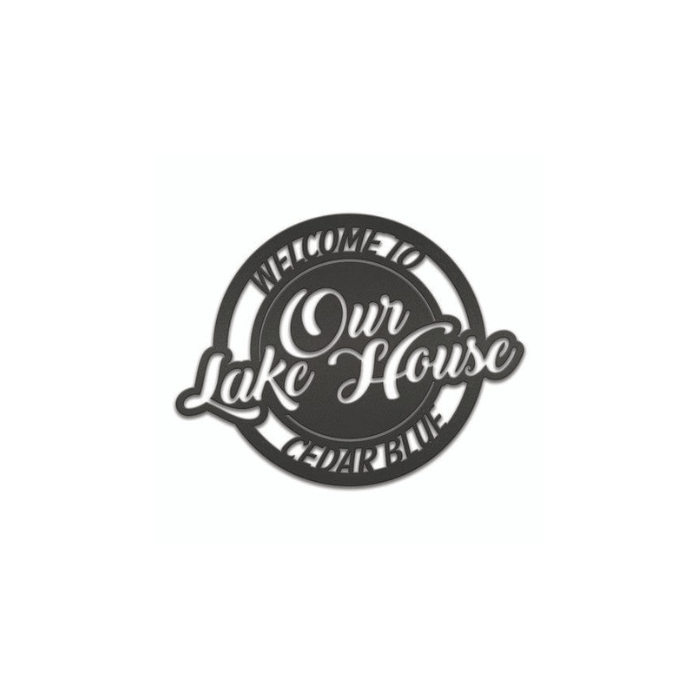 Rusty Rooster Fabrication & Design Welcome to Our Lake House (A94)