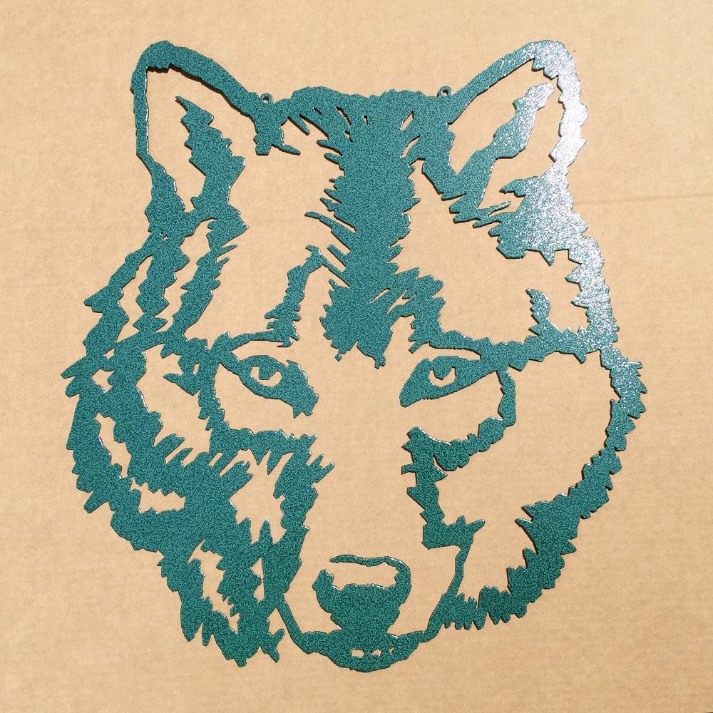 Rusty Rooster Fabrication & Design Wolf Metal Wall Art (E8)