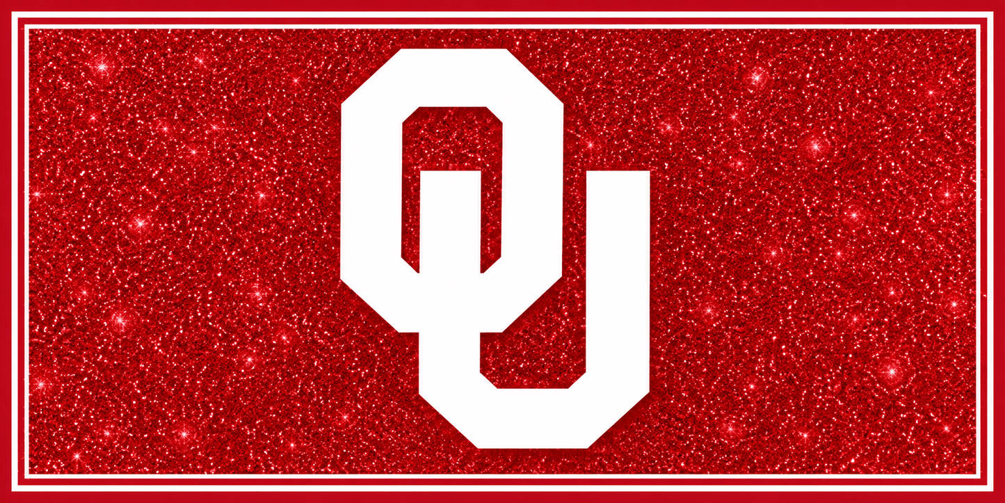Rusty Rooster Metal Oklahoma Sooners Full Sublimation Steel Car Tag – Choose Tag 1–7