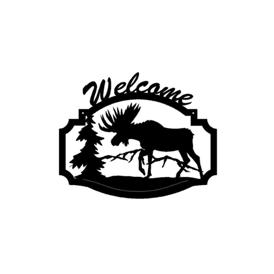 rustyroostermetal Horse Welcome Sign (B35)
