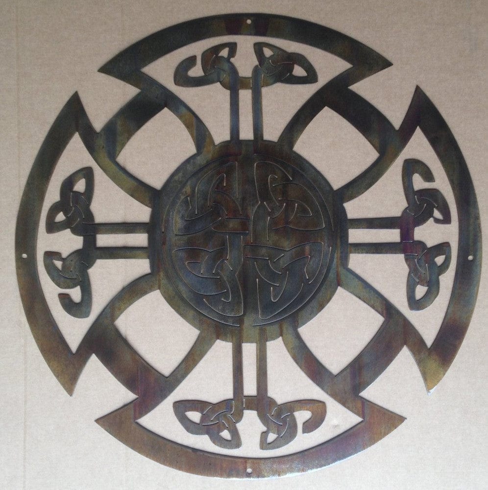 rustyroostermetal Physical product Celtic Cross Wall Art (H25)