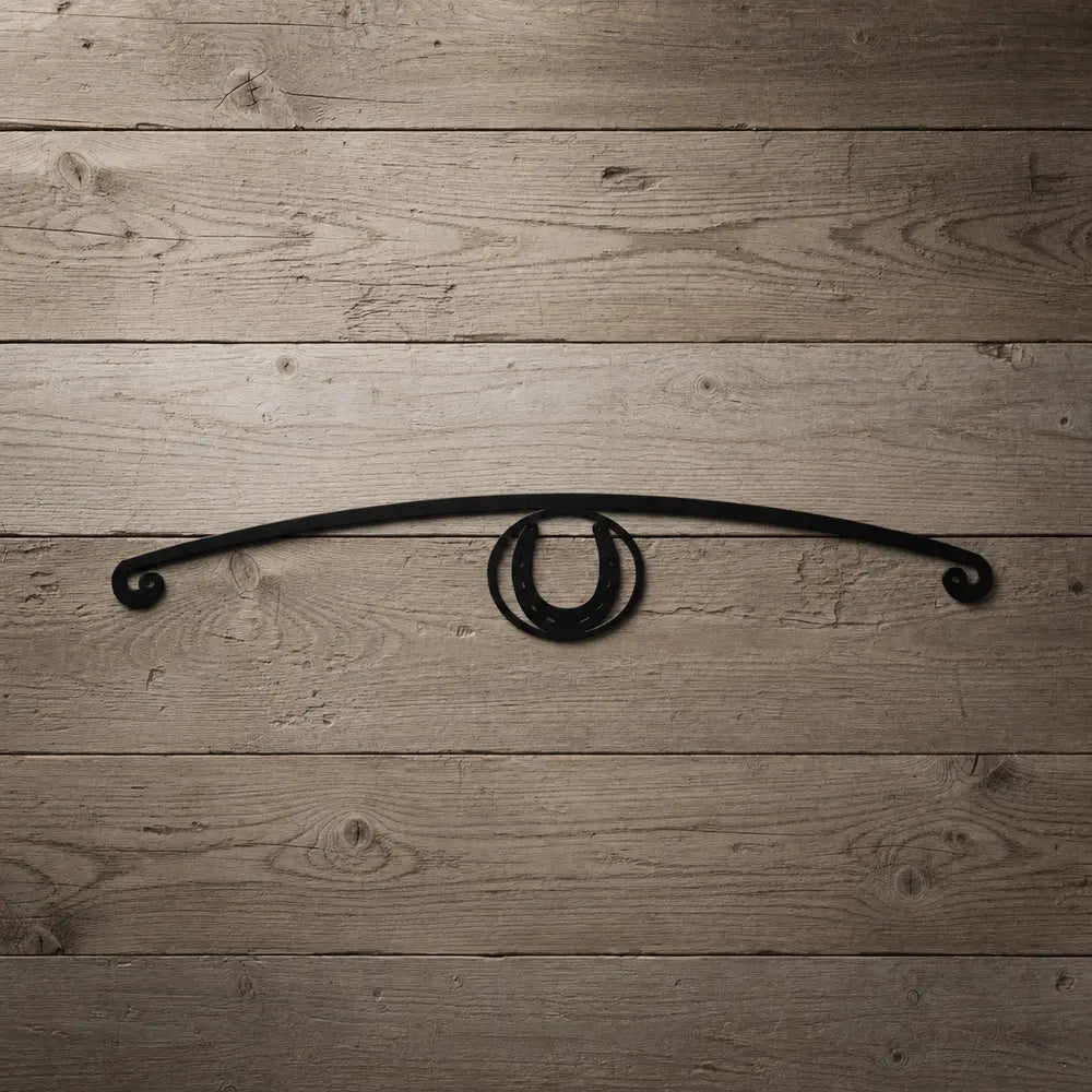 Personalized Arched Ranch Sign – Custom Icon & Name (E19) personalization preview